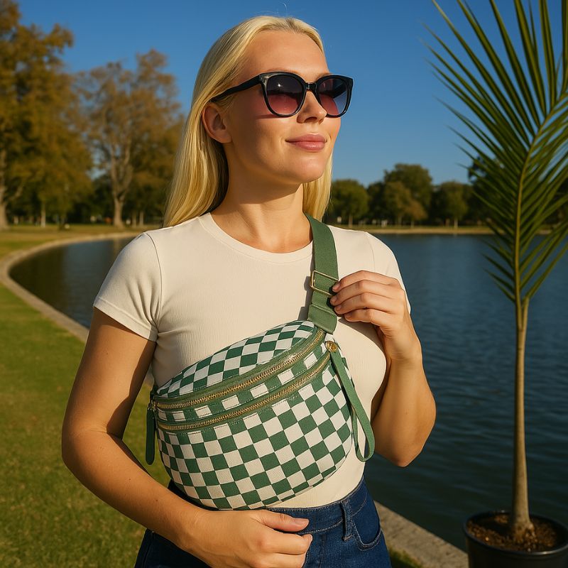 Fleur | Crossbody Tas met Brede Schouderband