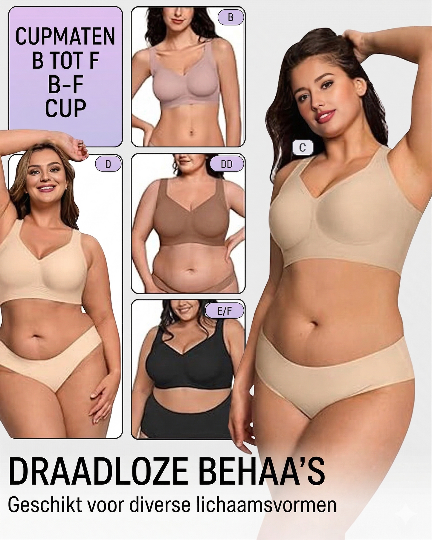 Zara | Beugelloze Lift-Beha