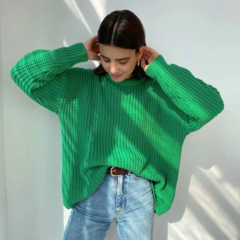 Olivia | Gebreide Oversized Trui