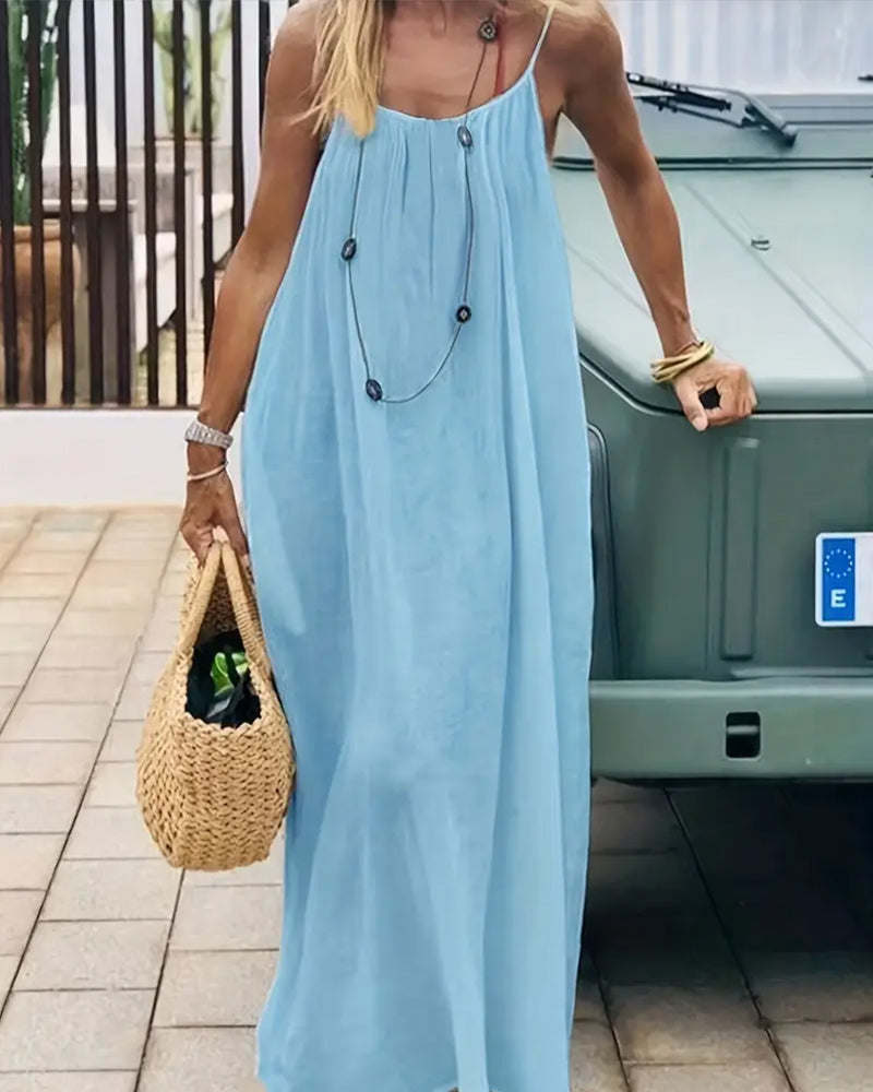 Sophia | Verstelbare Maxi-jurk met Open Rug